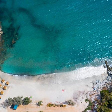 Aegean Beachfront Petriaí Exteriör bild