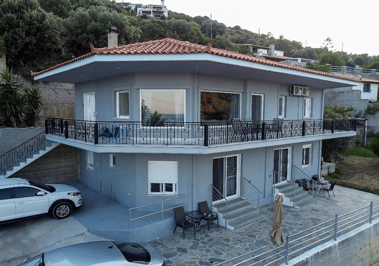 Aegean Beachfront Petriaí Exteriör bild