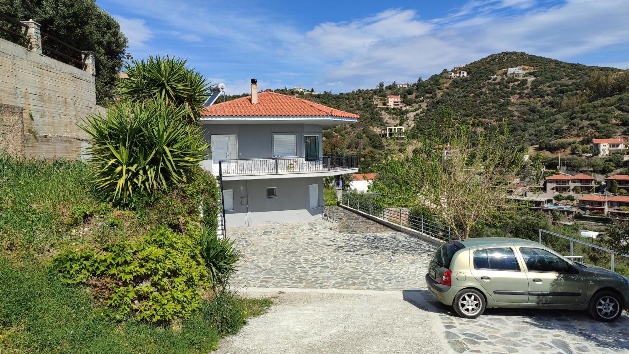 Aegean Beachfront Petriaí Exteriör bild