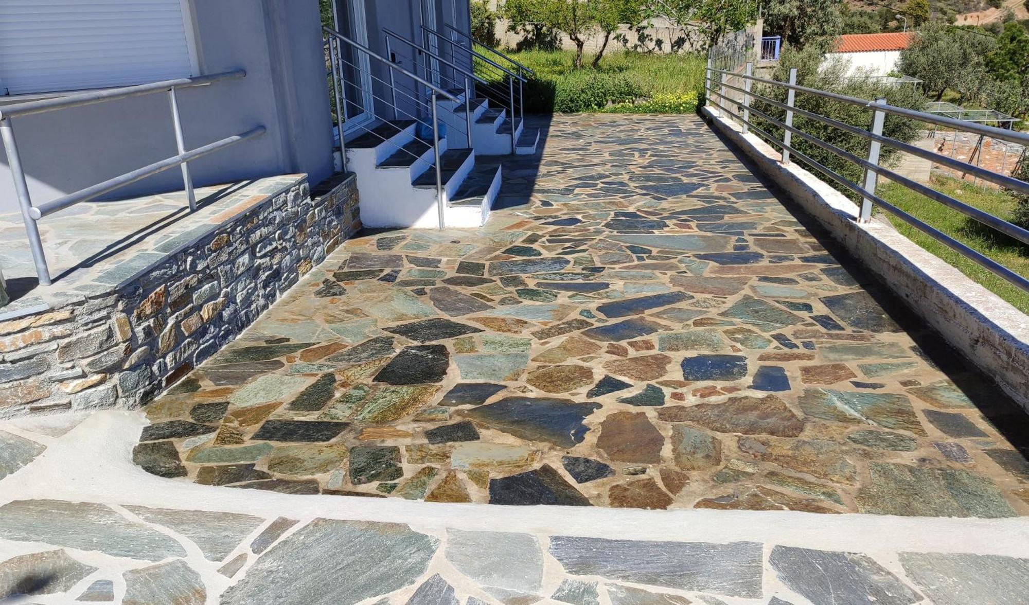 Aegean Beachfront Petriaí Exteriör bild
