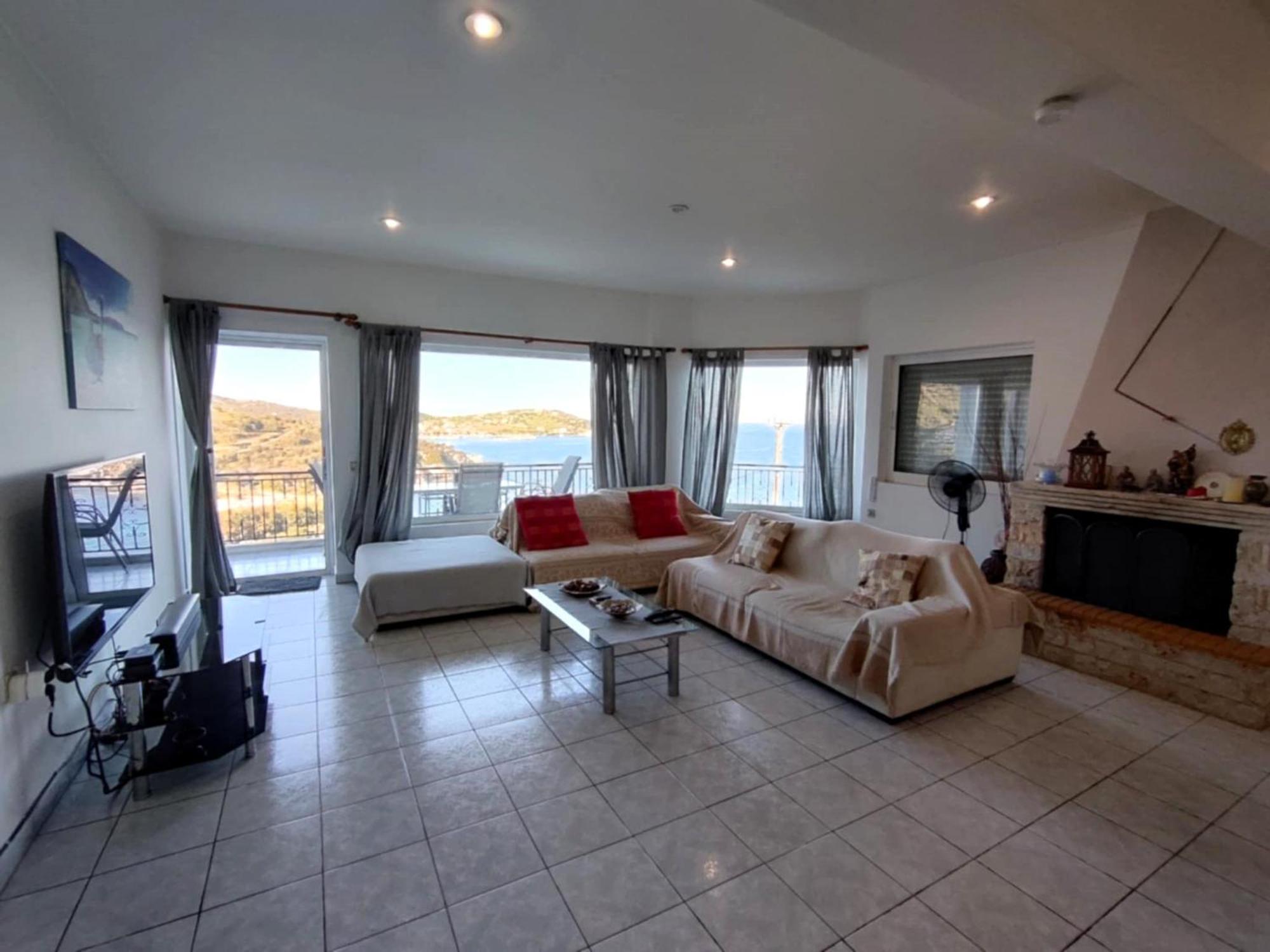 Aegean Beachfront Petriaí Exteriör bild